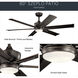 Szeplo Patio 60 inch Olde Bronze Ceiling Fan